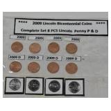 2009 lincoln bicentennial penny set