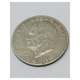 1971-S Ike 40% Silver Dollar