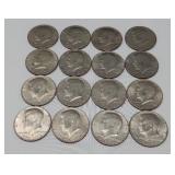 16 1776-1976-Bicentennial Kennedy Half Dollars