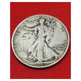 1943-S Walking Liberty Silver Half Dollar