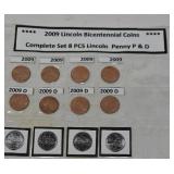 2009 Lincoln bicentennial penny set