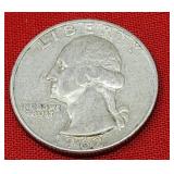 1962-D Washington 90% Silver Quarter
