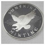 Sunshine Minting 1 Troy oz. .999 Fine Silver