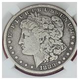 1880-CC Morgan Silver Dollar  VF20