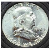 1961 Franklin Silver Half Dollar