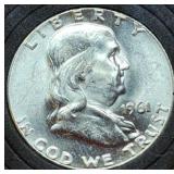 1961 Franklin Silver Half Dollar