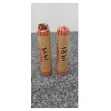 1-1979 Penny Roll 1-1981 Penny Roll