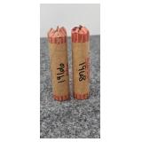 1-1966 Penny Roll 1-1968 Penny Roll