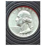 1964-D Washington Silver Quarter