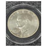 1972-S Unc. Eisenhower 40% Silver Dollar