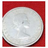 1960 Canadian  Silver Dime