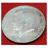 1966 Kennedy 40% Silver Half Dollar