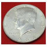 1966 Kennedy 40% Silver Half Dollar
