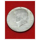 1969-D Kennedy 40% Silver Half Dollar