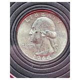 1964 Washington Silver Quarter