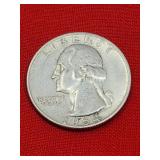 1964 Washington 90% Silver Quarter