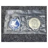 1974-S Eisenhower 40% Silver US Unc.Dollar