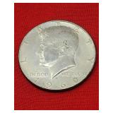 1969-D Kennedy 40% Silver Half Dollar