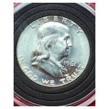 1961 Franklin Silver Half Dollar