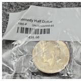 1980-P Unc Kennedy Half Dollar