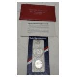 U S Mint Bicentennial Silver Uncirculated Set