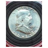 1961 Franklin Silver Half Dollar