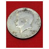 1965 Kennedy 40% Silver Half Dollar