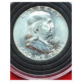 1961 Franklin Silver Half Dollar