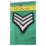US Army Sergeant Triple Stripe Chevron Patch