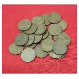 25 Pre 1940 Wheat Pennies