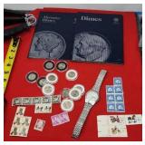 2005-P Nickels Ocean Mercury Dime Books & Stamps