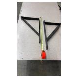 heavy-duty metal shelf brackets.