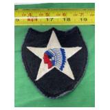 US ARMY 2nd Infantry Division Patch Group Indian