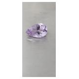 Purple Amethyst Pear Shape .23g