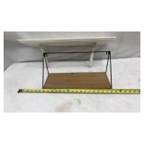 Wooden & Metal Shelves