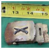 U.S. Army customized service belt buckle, likely