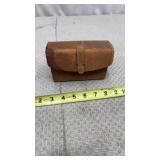Leather Ammo Case with 7mm Cartridges