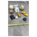 Yo-yo, Tootsie Toy Corvette, Baseball, Softballs