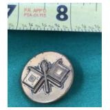 US Army Signal Corps enlisted collar disk or