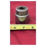Cornwell 1-1/4" socket with a 1/2-inch drive