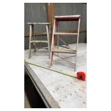 Step Stools1-wood & 1 Metal