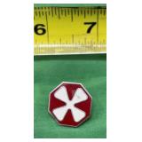 United States Army 8th Army lapel pin.