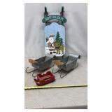 Christmas Sled Decor