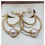 New 10k Yellow Gold Earrings 1.61g