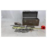 Craftsman Metal Toolbox with various tools