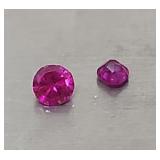 2 Rubies .05g