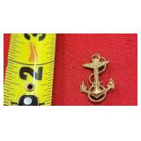 US Navy Chief Petty Officer Pin Sterling Silver