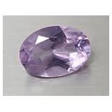 Purple Amethyst oval shape .12g