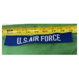 U.S. AIR FORCE UNIFORM CHEST PATCH USAF BLUE