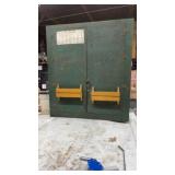Wood Tool Cabinet 54 x 48 x 12.5 inches